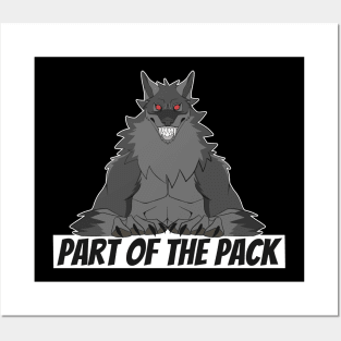 Part Of The Pack - Dark Posters and Art